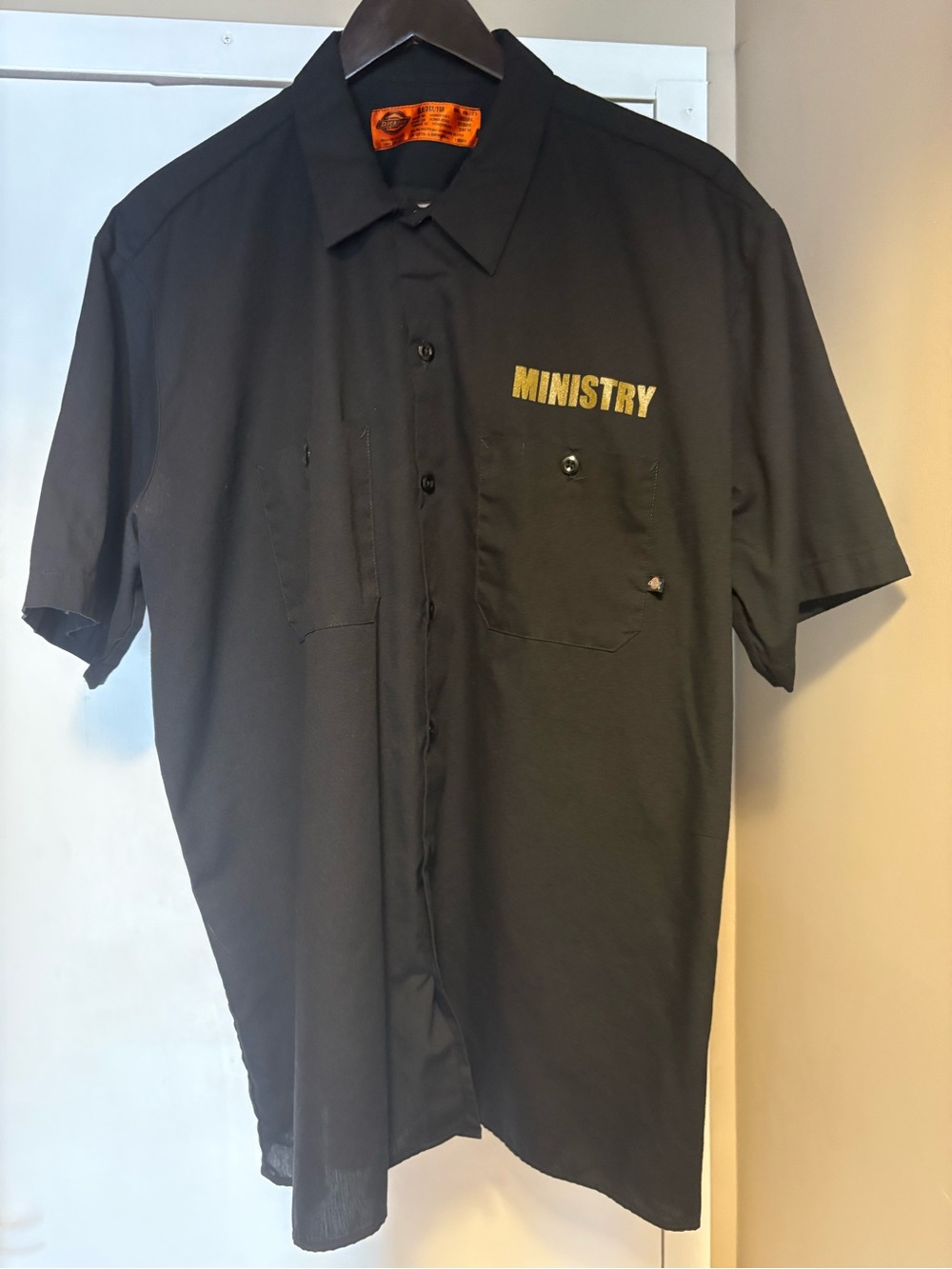 Mens DICKIES Ministry Button-Up
